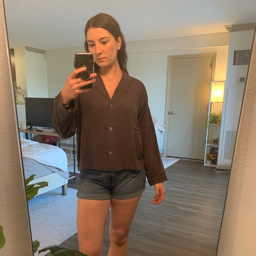 Everlane washable  silk pj top